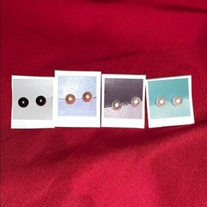 Sterling Silver Freshwater Pearl Earrings